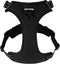 Voyager No Pull Dog Harness, Adjustable Soft Strong Pet Harness for Medium Dogs, Black Nylon with Dual Leash
