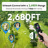 Dog Anti-bark Collar with 10 Levels Beep, 2680FT 4 Modes Electric Dog Training Collar with Remote for Large Medium Dogs