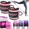 WALITO Ankle Resistance Bands with Cuffs, Exercise Bands for Legs and Butt, Booty Workout Equipment