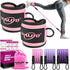 WALITO Ankle Resistance Bands with Cuffs, Exercise Bands for Legs and Butt, Booty Workout Equipment