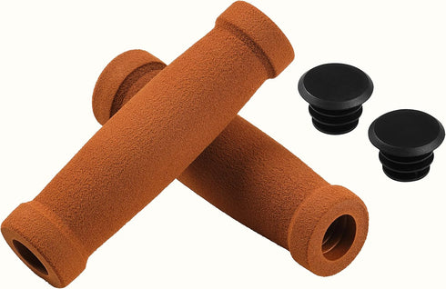 Retrospec Chatham Foam Bike Handle Grips, Comfortable Non-Slip Bicycle Handlebar Grip for Cruisers
