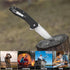 FLISSA Pocket Knife, Folding Tactical Knife with G10 Handle, D2 Blade, Liner Lock, EDC Knife