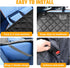 LIFTGO Waterproof Dog Car Seat Cover - Scratchproof Bench Cover for Back Seat, Universal Fit for Cars/Trucks/SUVs