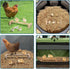PETSFIT Chick Roosting Bar: Solid Wooden Thicken Rooster Perch for Coop and Brooder, Prevent Rotation Design for Birds