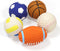 2.4" Squeaky Latex Dog Toy Ball Sports Balls Set, Soft, Bouncy & Durable for Small Medium Dogs, 5 Pcs/Set