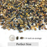 5lbs Aquarium Gravel, Pea Gravel for Indoor Plants, 1/4 Inch Decorative River Rocks for Fish Tank