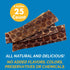 Esophagus Dog Treats (6 Inches - 25 Count), 100% Natural Gullet Sticks, Beef Jerky Strips, No Preservatives