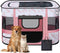 Cowhill Foldable Dog Playpen Indoor,Expandable Puppy Playpen,Portable Pet Playpen for Small Animals,Waterproof Exercise