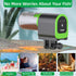 FREESEA Automatic Fish Feeder for Aquarium: Small USB Rechargeable Auto Fish Food Dispenser with Timer for Vacation