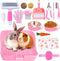 16 Pcs Bunny Grooming Kit,Rabbit Litter Box, Bunny Toys,Blankets with Cleaning Supplies,Pet
