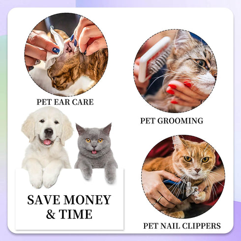 Cat Grooming Hammock, Nail Clipper Hammock for Trimming, Dog Sling for Nail Clipping, Hanging Harness (Black XS)