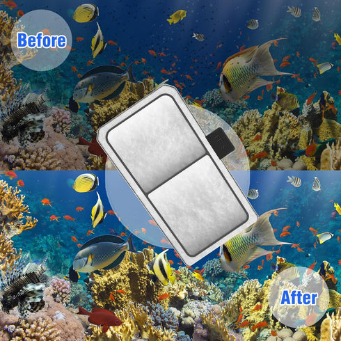 6-Pack Replacement Filters Cartridge for Top Fin EF-S Element and BF5 BETTAFLO
