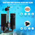 2 1 AQQA Aquarium Sponge Water Filter, Power Driven Double Biochemical Filter, Quiet Submersible Foam Filter with Extra