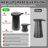 18" 800lbs ALEVMOOM Collapsible Stool, Max Weight, Heavy Duty Portable Retractable Folding Telescoping Foldable Camping