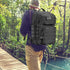 FRTKK Tactical MOLLE Water Bottle Pouch, Military Holder Bag with Drawstring Open Top & Mesh Bottom for Sports Travel