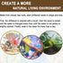kathson 4Pcs Aquarium Driftwood, 3.5"-7" Small Natural Wood Decoration for Fish Tank Ornament