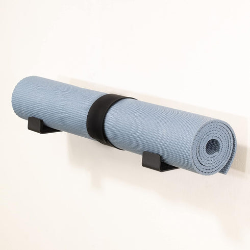 StoreYourBoard Yoga Mat Storage Rack | Foam Roller, Exercise Bands, Wall Hooks Gym Organizer