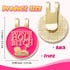 Funny Golf Ball Marker Accessories 2pcs Golf Ball Markers with 2pcs Magnetic Hat Clips & Velvet Pouch, Removable Attaches for Golf Caps, Funny Golf Gift for Golf Lover by VERSRH