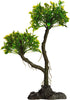 GloFish Mangrove Green Tree Plant Fluorescent Under Blue LED Light Aquarium Decor by GloFish