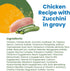 almo nature HQS Complete Chicken Recipe with Zucchini in Gravy Wet Cat Food, 70 g / 2.47 oz x 24, Blue