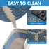 UPSKY Cat Litter Mat | Large Litter Box Mat 35" x 24" Soft on Kitty Paws, Waterproof and Scatter Control