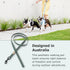 FuzzYard Life Dog Lead | Size L | Stylish Premium Cotton Design in Myrtle Green for Everyday Walking and Training