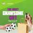 3.5 Gnawsome Squeaker Soccer Ball Dog Toy - Medium, Promotes Dental and Gum Health for Your Pet, Colors Will Vary, All