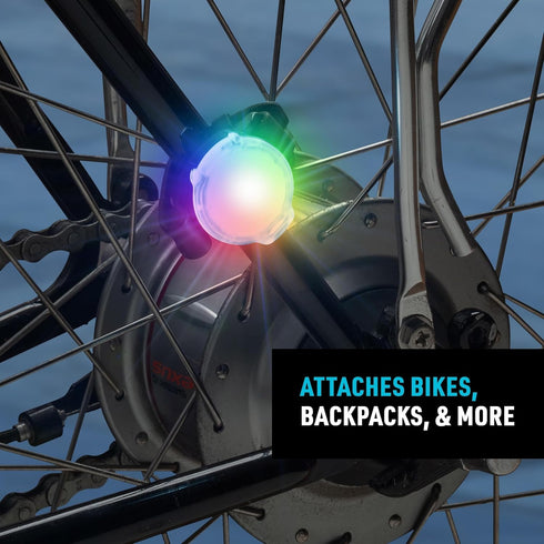 Nite Ize GoLit Rechargeable Visibility Light - LED Safety Light for Cycling, Running & Hiking with Color-Changing Modes