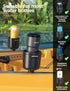Multi-Functional Kayak Cup Holder, Large Capacity Drink, Phone, and Fishing Tool Holder, Track Mount Install