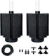 2 Pack 60-70 Gal Sponge Filter with Air Stone & Ceramic Media, Quiet Bio Filter for Breeding Fry & Betta Fish