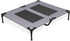 Internet's Best Elevated Dog Bed - Medium Grey - 36 x 30 - Cool Breathable Mesh - Indoor or Outdoor Use