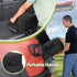 Golf Trunk Organizer Storage - Separate Compartment for 2 Pair Shoes up to US Mens 16, Golf Car Locker for Balls, Tees,