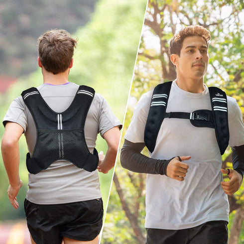 5/10/16 Lbs Weighted Vest Weight Vest for Men Women Kids Weights, Body Weight Vests Adjustable for Running, Gym