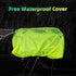 ROCKBROS Bike Rack Bag, Rear Trunk Bag for Travel with Rain Cover & Reflective Stripes, 6L Black