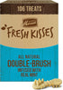 Merrick Fresh Kisses Natural Dental Chews Toothbrush Treats for Tiny Dogs 5-15 Lbs - 106 ct. Box