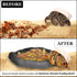 SunGrow Charcoal Color Hermit Crab Water Bowl and Bathing Pool, 5 x 5.5 Inches, 1 Pc/Pack