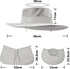 KOOLSOLY Fishing Hat - Sun Cap with UPF 50+ Protection and Neck Flap for Men and Women