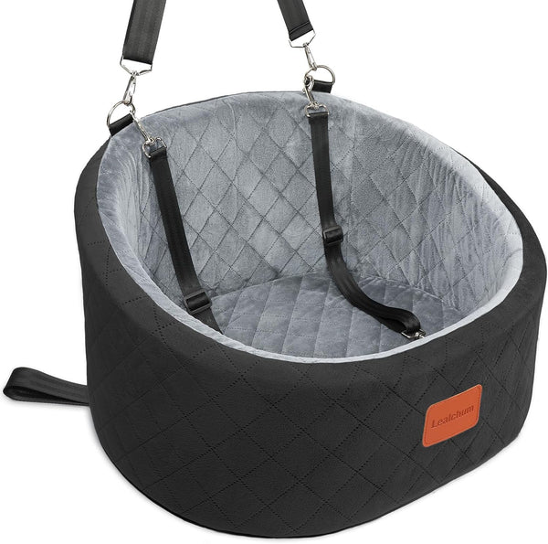 Lealchum Dog Car Seat for Small Dogs Up to 30 Lbs,Ultra Soft