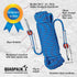 Grappling Hook with 10m Rope - Multifunctional QUADPALM Grapple Hook with 4 Stainless Steel Folding Claws