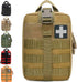 1000D Molle Ifak Pouch Rip Away, Tactical Tear Away Medical Pouch Empty,