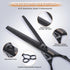 6 1 Dog Grooming Scissors Kit with Safety Round Tips, GEMEK Professional in Grooming Scissors for Dogs, Heavy Duty