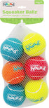 Outward Hound Squeaker Ballz Fetch Dog Toy, Medium Size, 6-Pack for Interactive Play