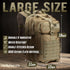 Tru Salute 45L Military Tactical Backpack, Large Army 3 Day Assault Pack Molle Bugout Bag (Tan)
