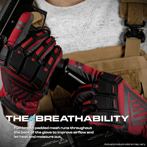 Glove Station Impulse Guard Tactical Gloves for Men, Touch Screen Ideal for Sports & Outdoors