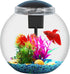 3-Gallon Aquarium Starter Kit for Betta Fish, Includes Power Filter, LED Light, Hood, and User Guide