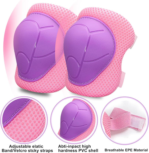 ATOOTWO Elbow Set 3-10 Set Knee Pads for Kids Knee Pads and Pads Toddler Years Protective Gear for Girls Boys