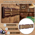 2 Lewtemi Wooden Billiard Game Scorer Track Wall-Mounted Snooker Billiard Score Board Shuffleboard Scoreboard Classic
