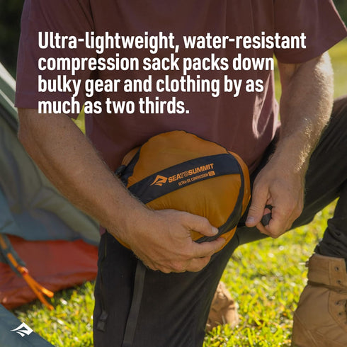 Sea to Summit Ultra-SIL Compression Sack, Ultralight Outdoor and Travel Storage Solution