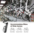 Flexzion Bike Rack Wall Mount 2 Pack - Heavy Duty Bicycle Hanger Storage System for Indoor Use