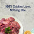 Stewart Freeze Dried Dog Treats, Chicken Liver, 16 oz, Grain Free & Gluten Free, Resealable Pouch